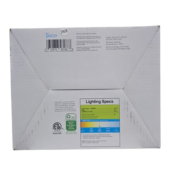 Enbrighten LED WI-FI Smart Security Light Bronze 1 Head Motion Sensing 1400 Lum - Picture 6 of 16